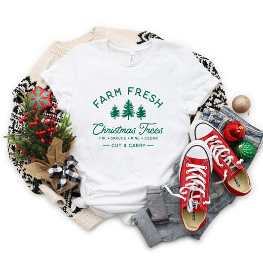 Farm Fresh Christmas Trees | Short Sleeve Graphic Tee