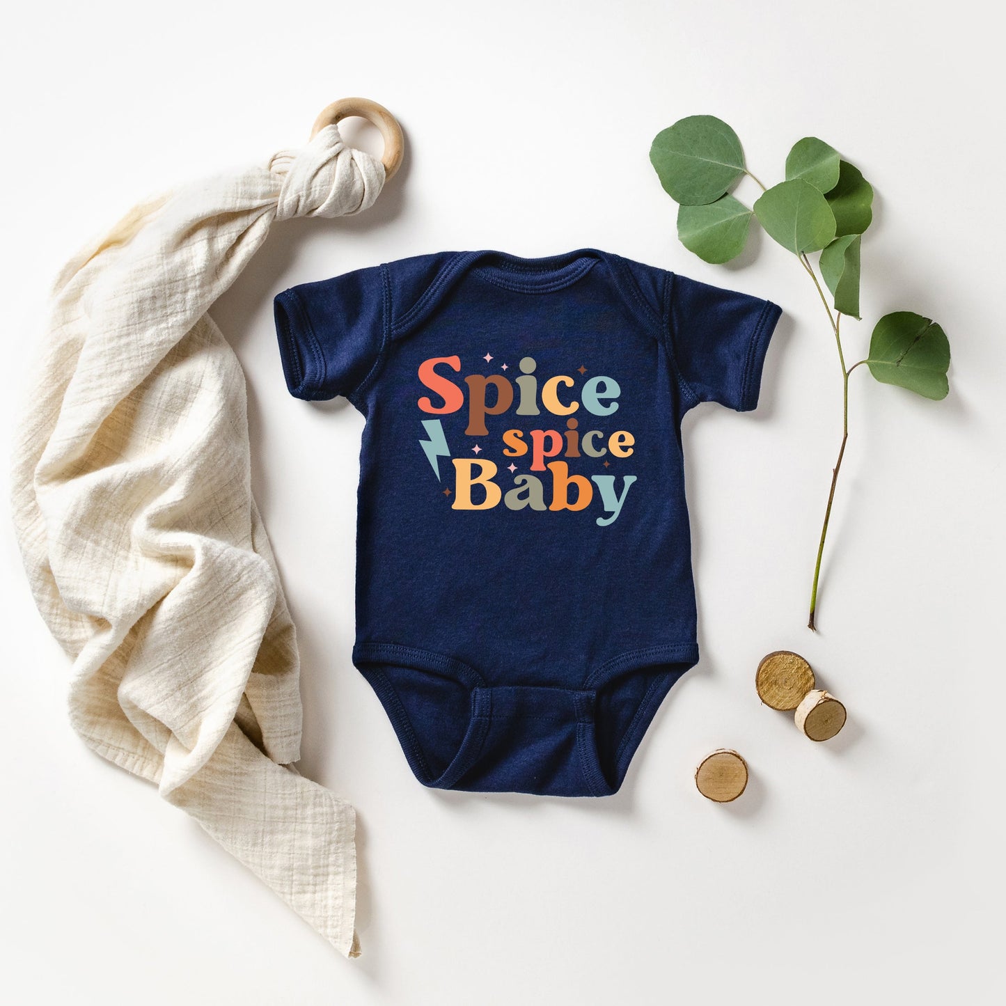Spice Spice Baby | Baby Graphic Short Sleeve Bodysuit