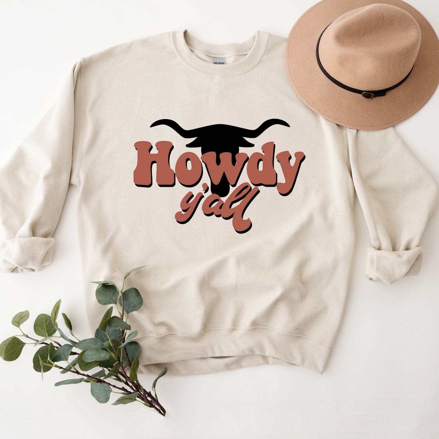 Howdy Y'all Bull | Sweatshirt