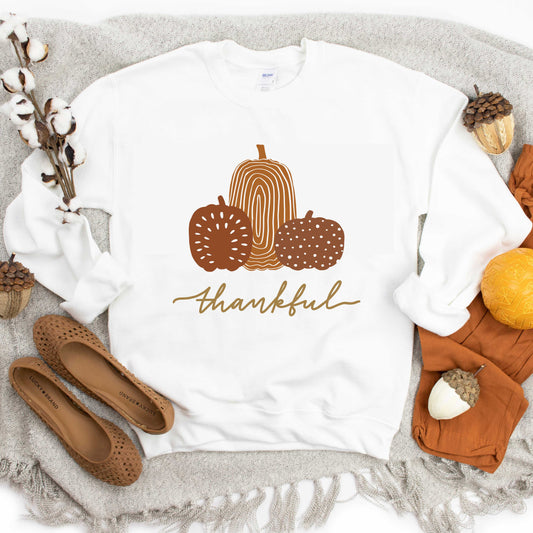 Boho Thankful Pumpkins | Sweatshirt