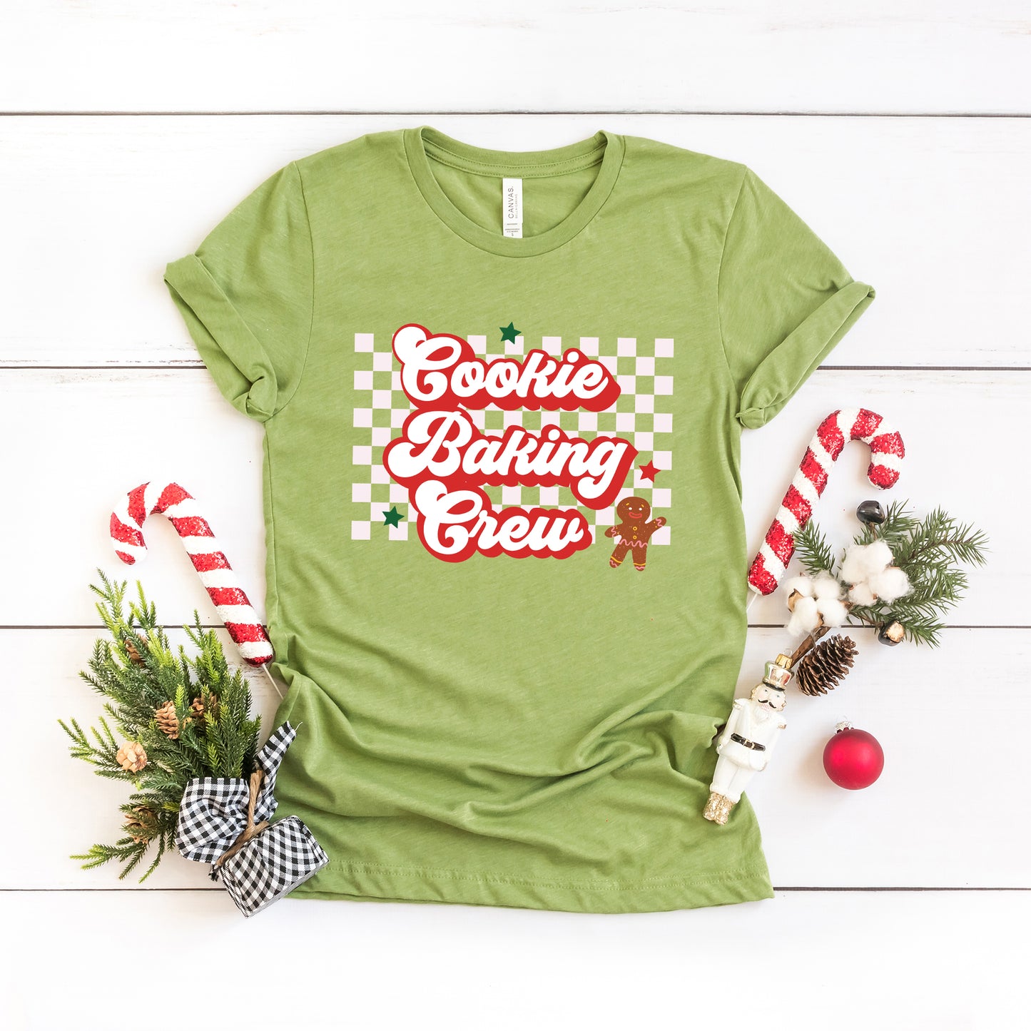 Cookie Baking Crew Checkered | Short Sleeve Graphic Tee