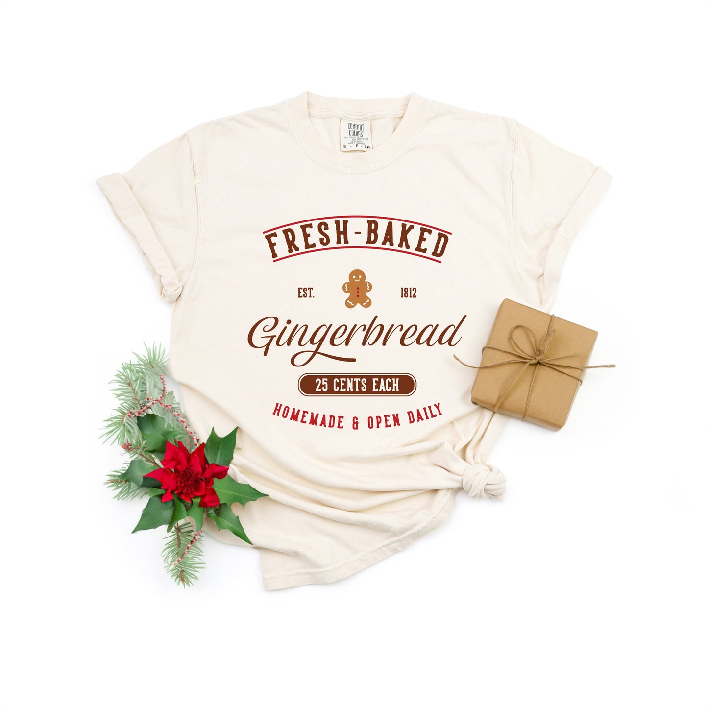 Fresh-Baked Gingerbread | Garment Dyed Tee