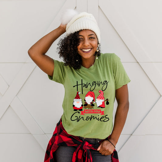 Hanging With My Gnomies | Short Sleeve Crewneck