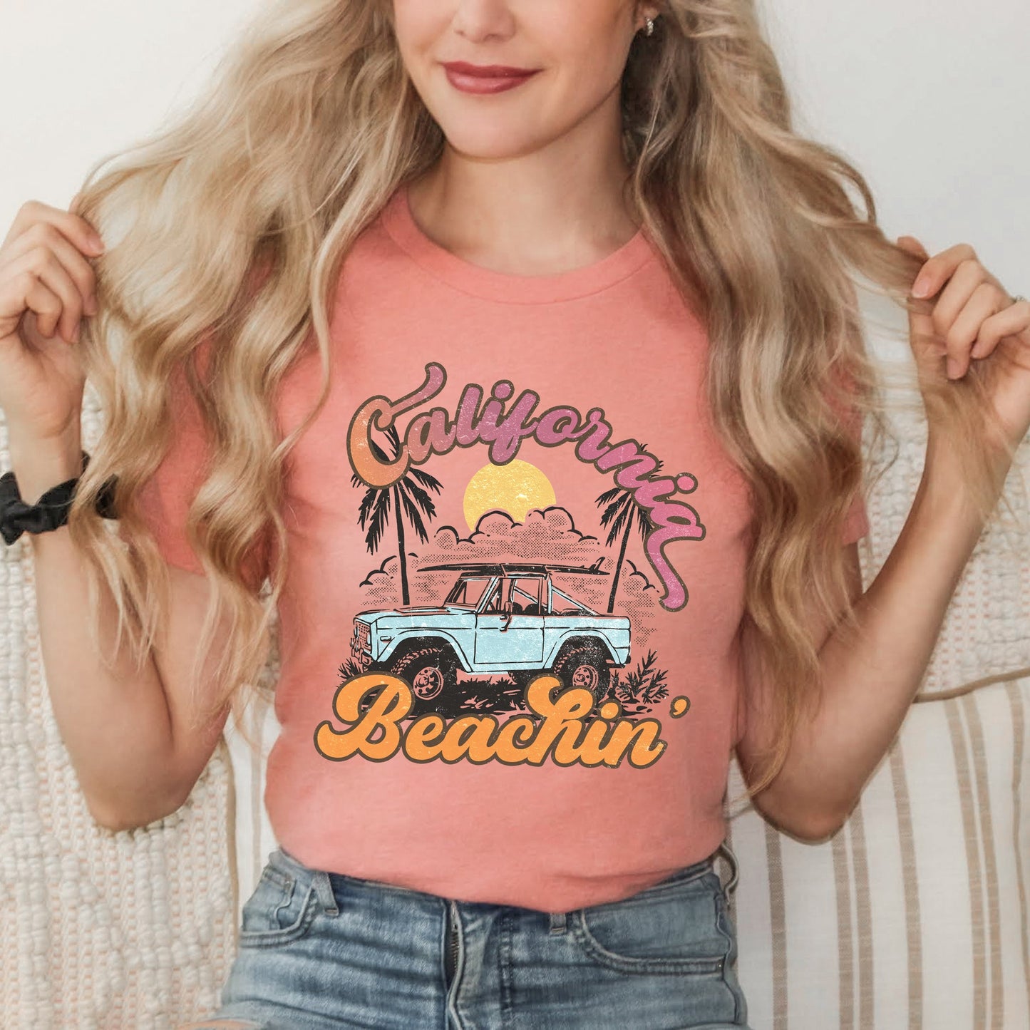 California Beachin Car | Short Sleeve Graphic Tee