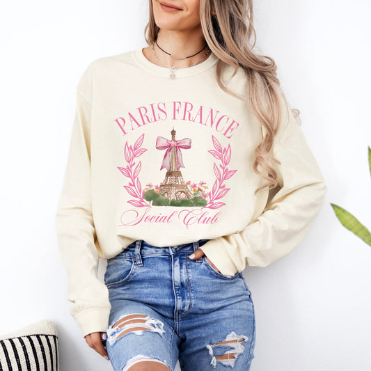 Coquette Paris Social Club | Garment Dyed Long Sleeve
