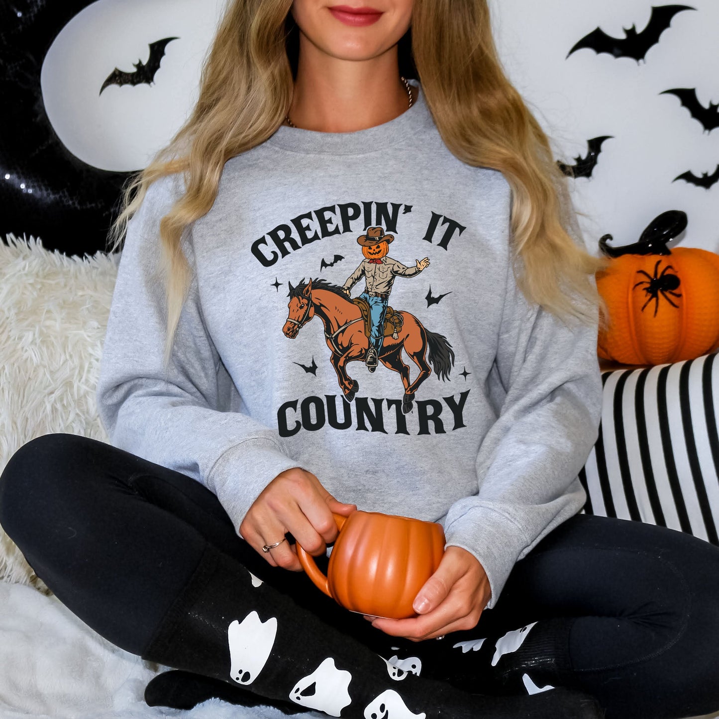 Creepin' It Country Cowboy | Sweatshirt