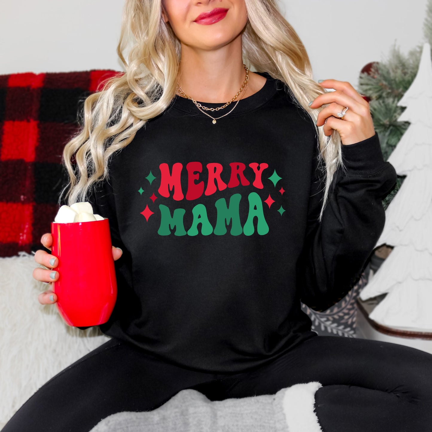 Merry Mama Stars | Sweatshirt