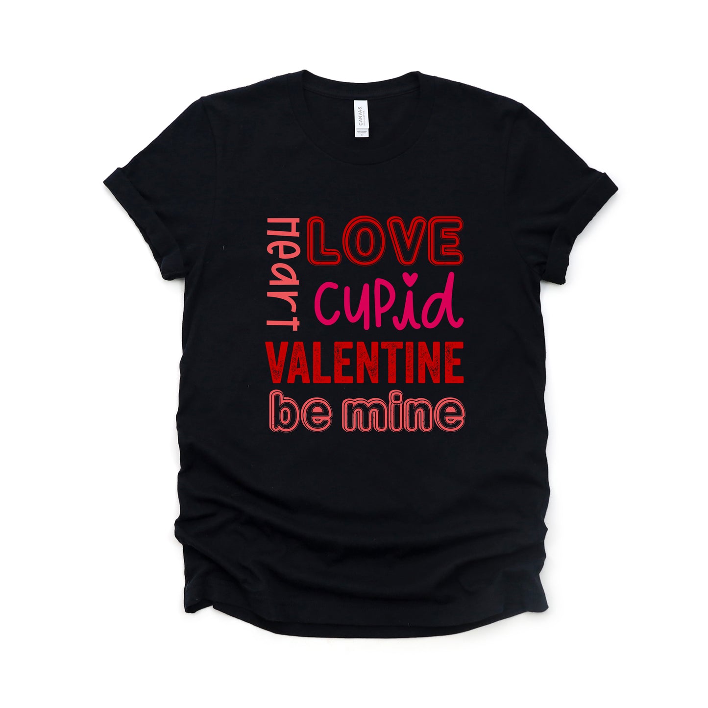 Valentine's Words | Short Sleeve Graphic Tee