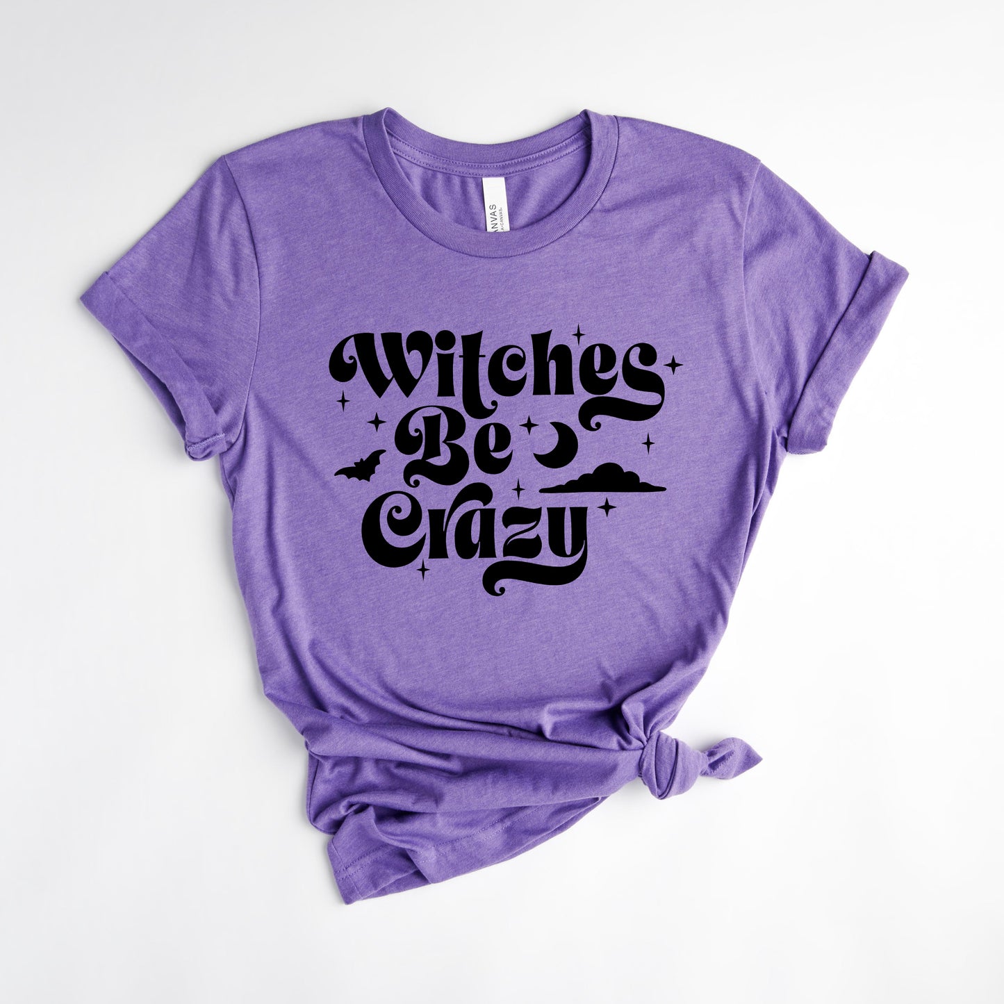 Witches Be Crazy Moon | Short Sleeve Graphic Tee
