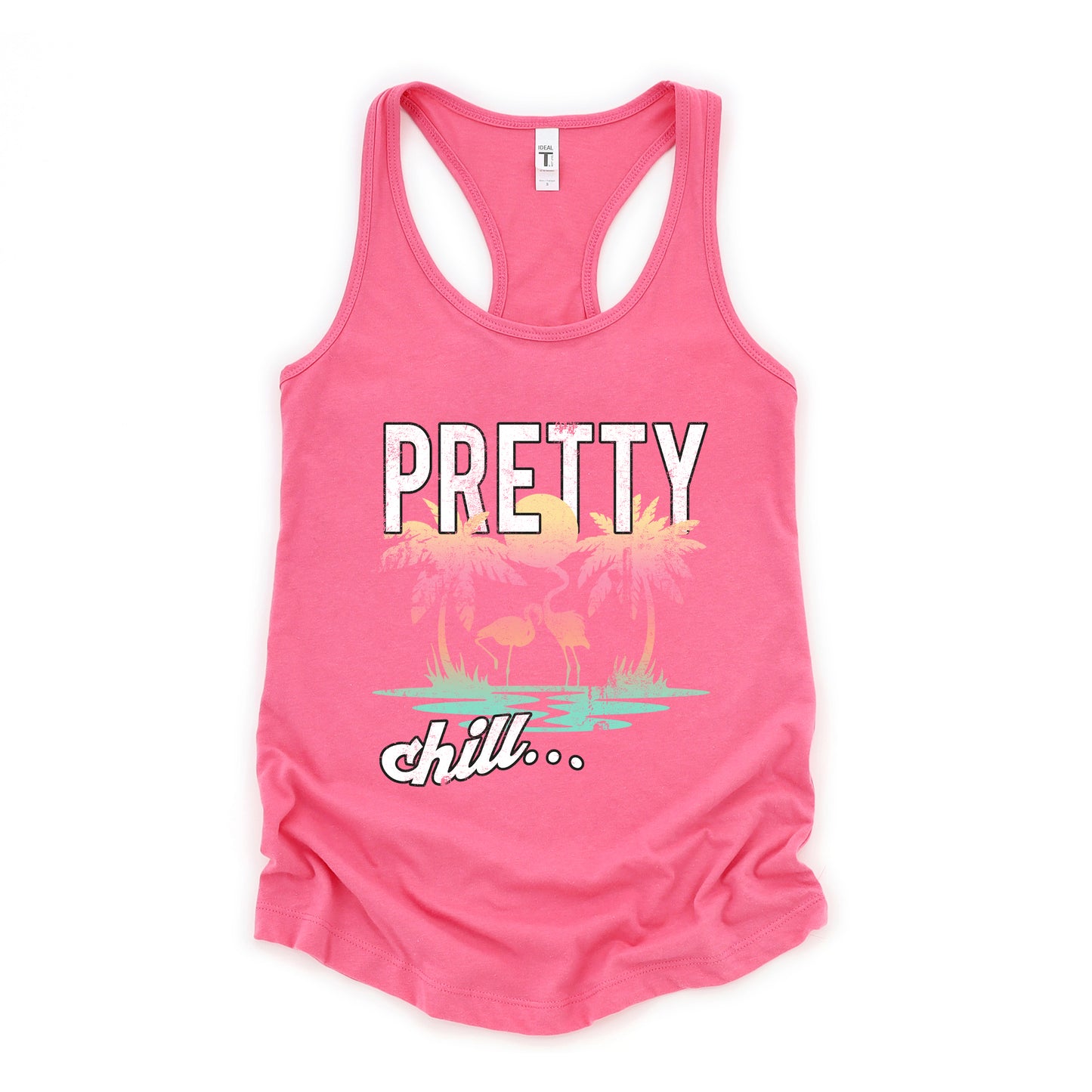 Pretty Chill Flamingo | Racerback Tank
