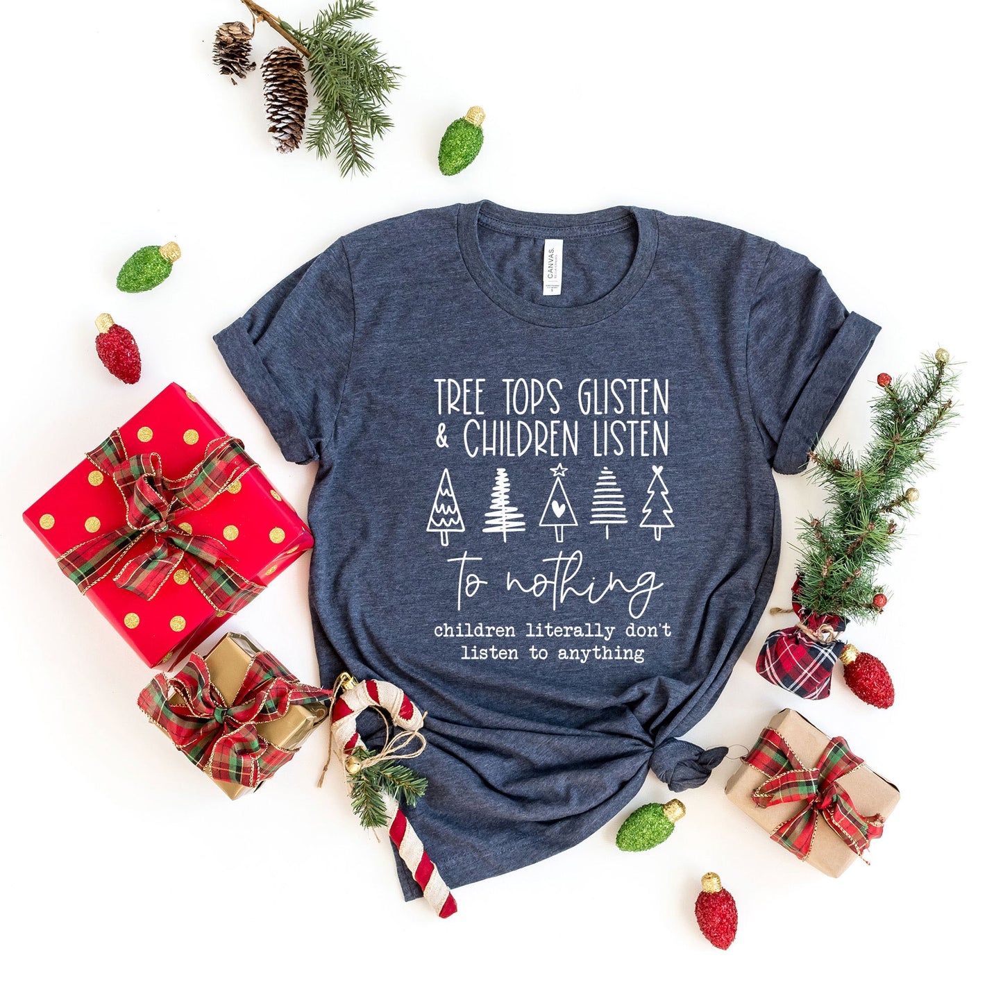 Tree Tops Glisten and Children Listen to Nothing | Short Sleeve Graphic Tee