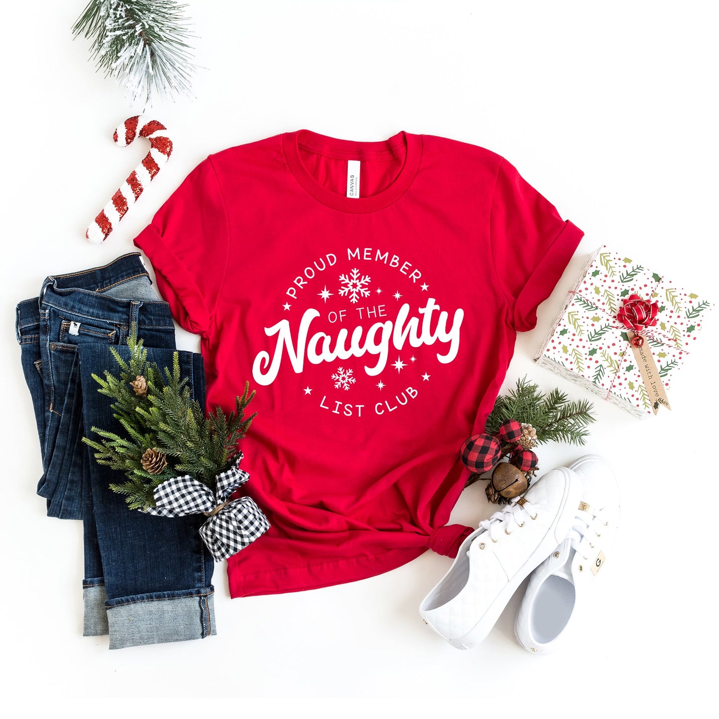 Proud Member Naughty Club | Short Sleeve Crew Neck