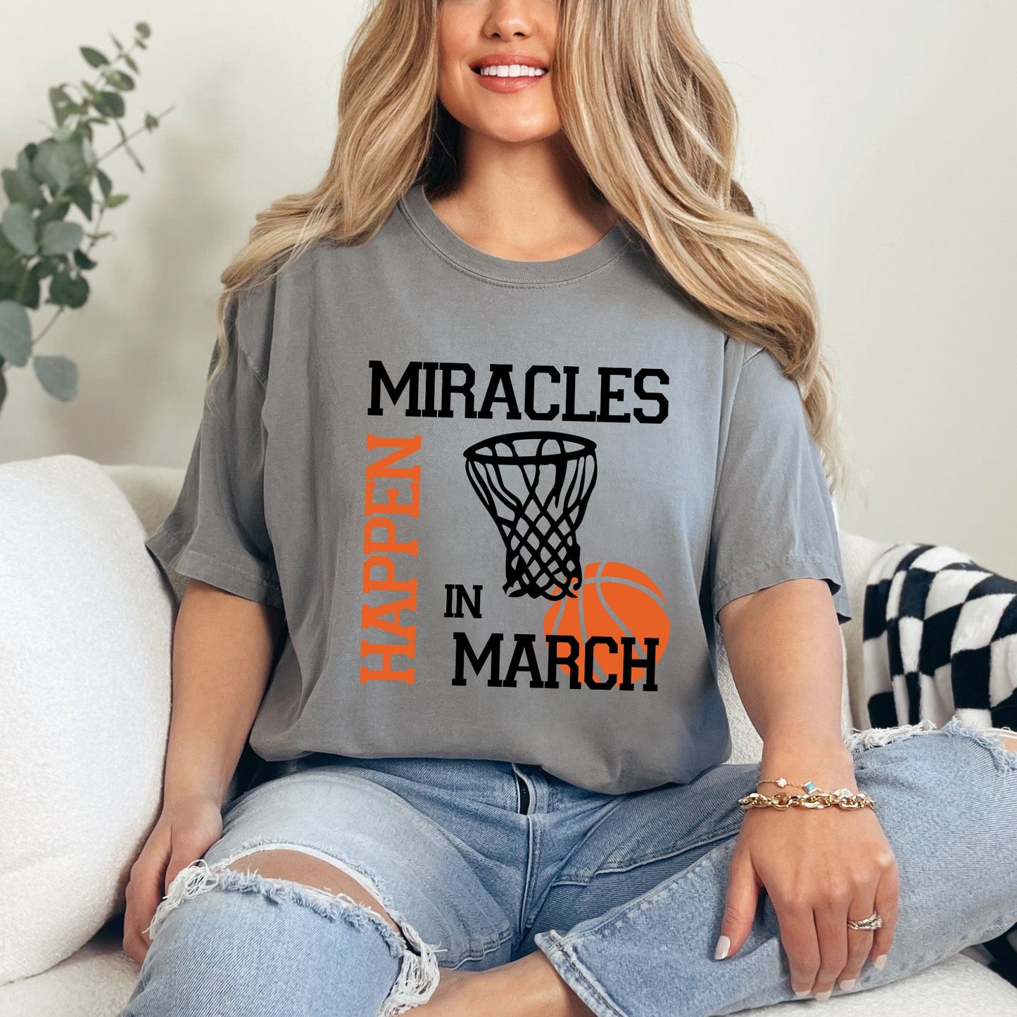 Miracles In March | Garment Dyed Short Sleeve Tee