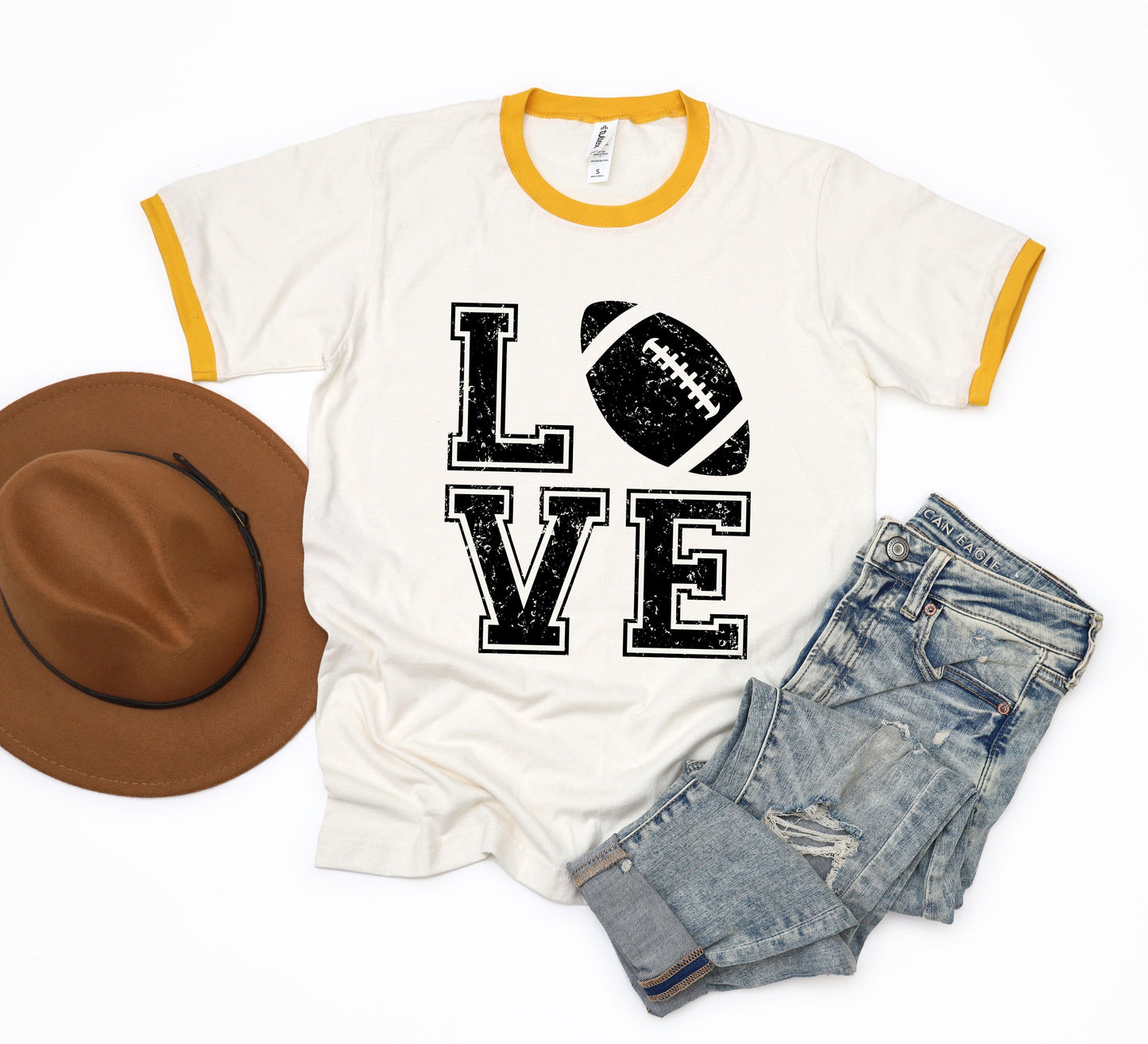 Love Football | Ringer Tee