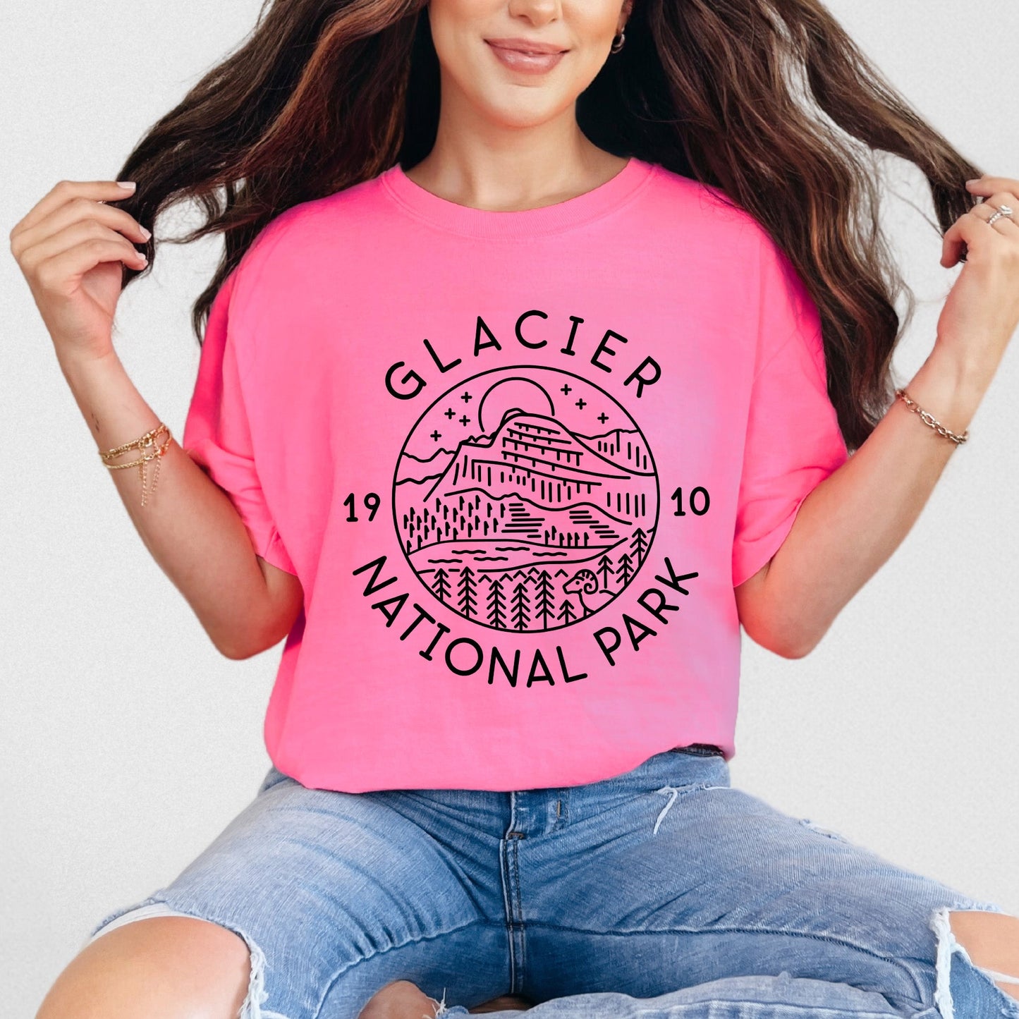 Glacier National Park | Garment Dyed Tee