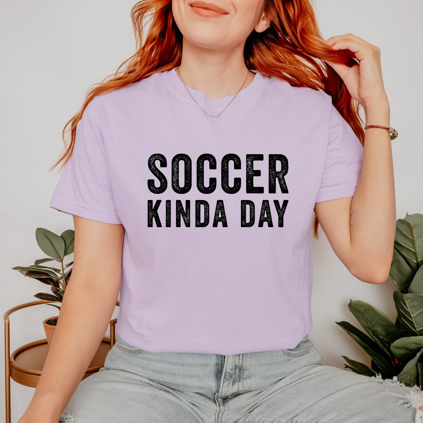 Soccer Kinda Day | Garment Dyed Short Sleeve Tee