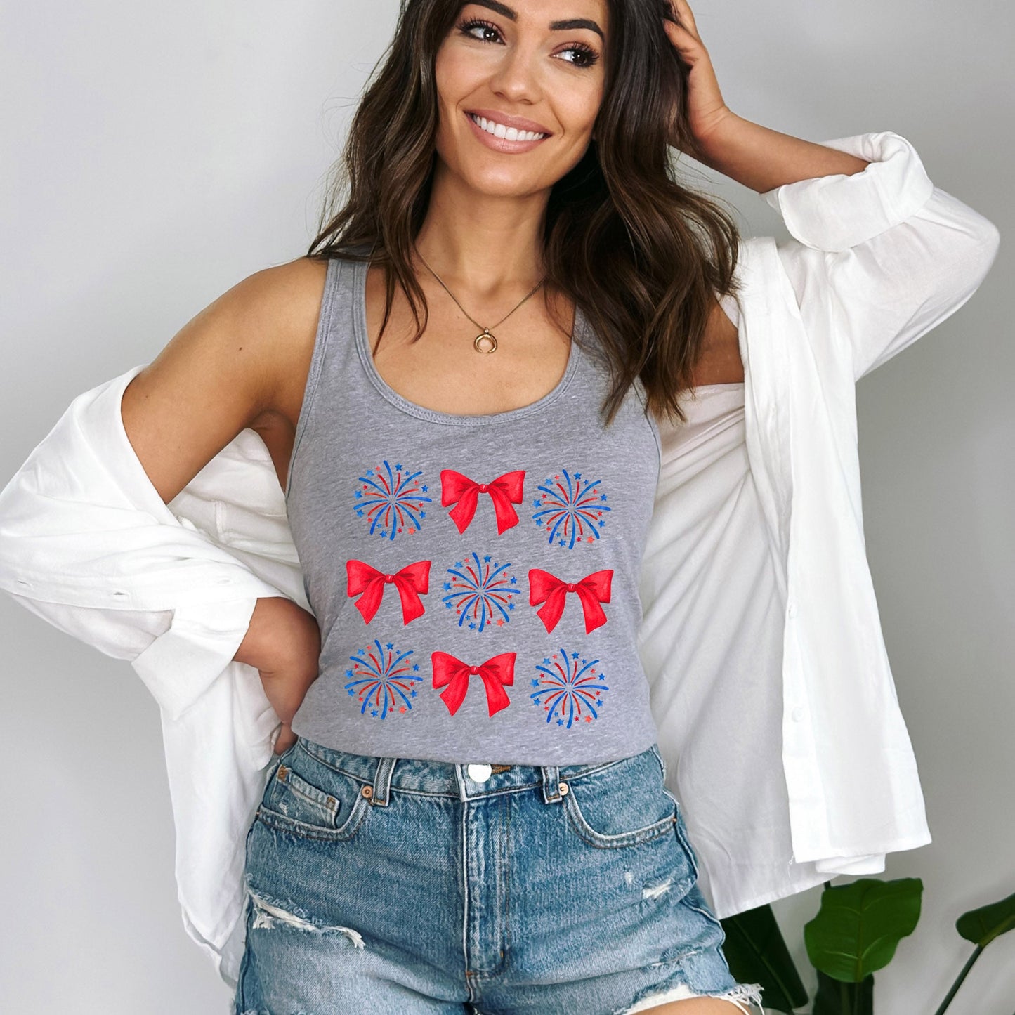 Coquette Firework Chart | Racerback Tank