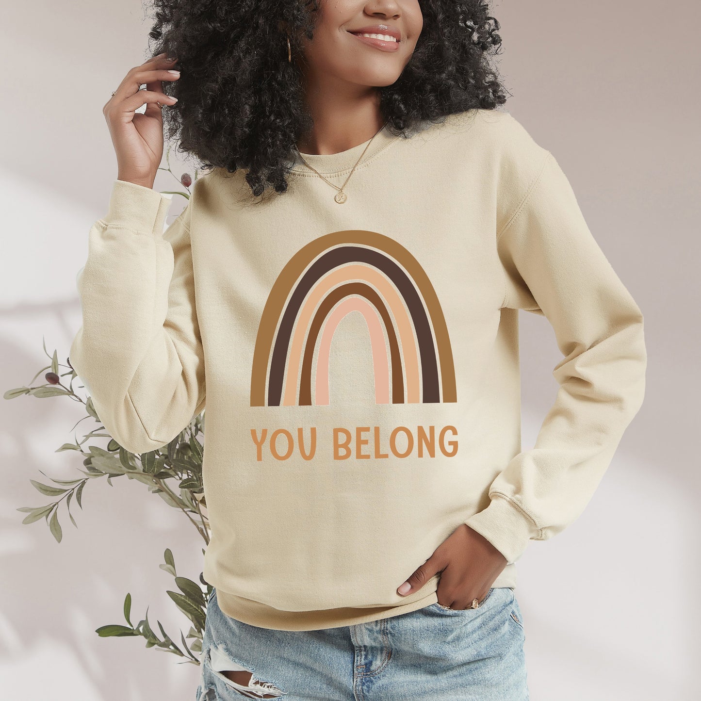 You Belong Rainbow | Sweatshirt