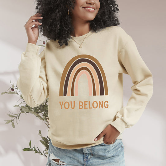 You Belong Rainbow | Sweatshirt