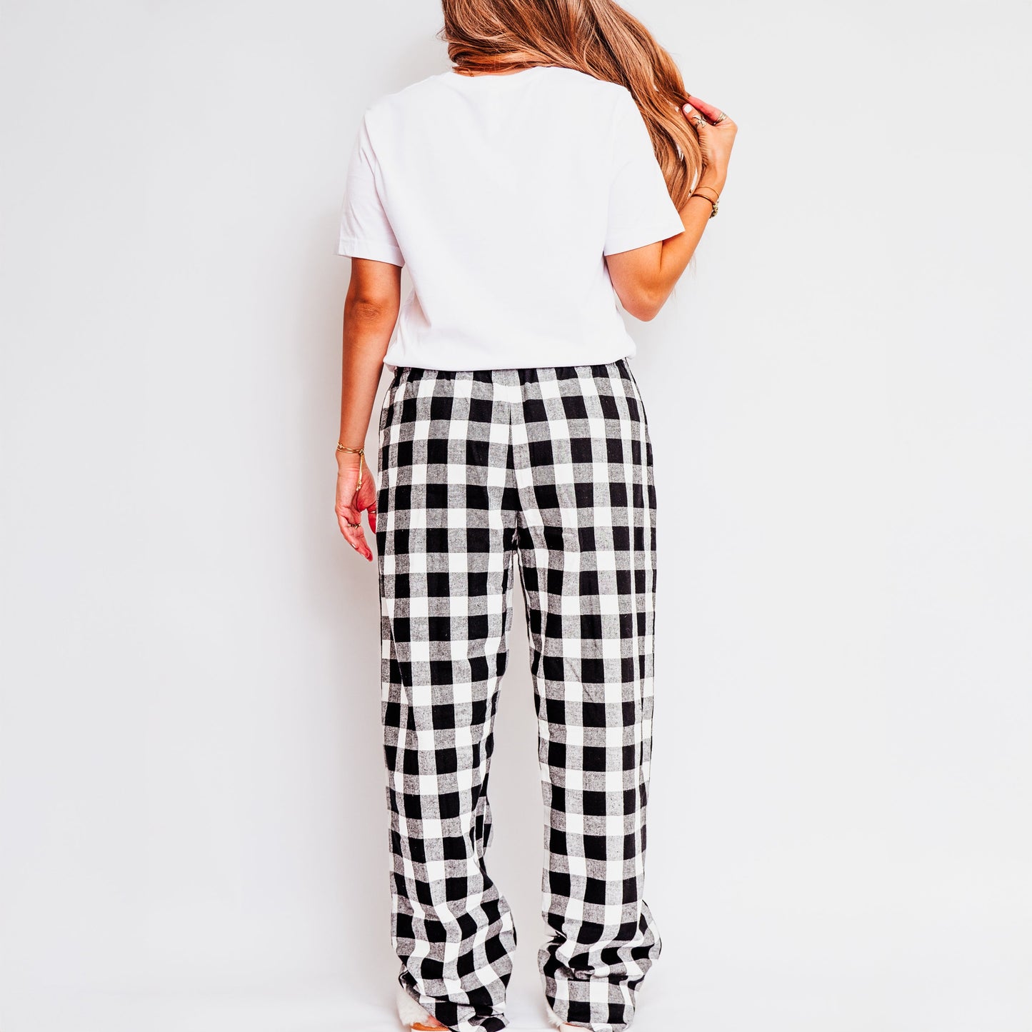 Santa North Pole University | Plaid Pajama Set