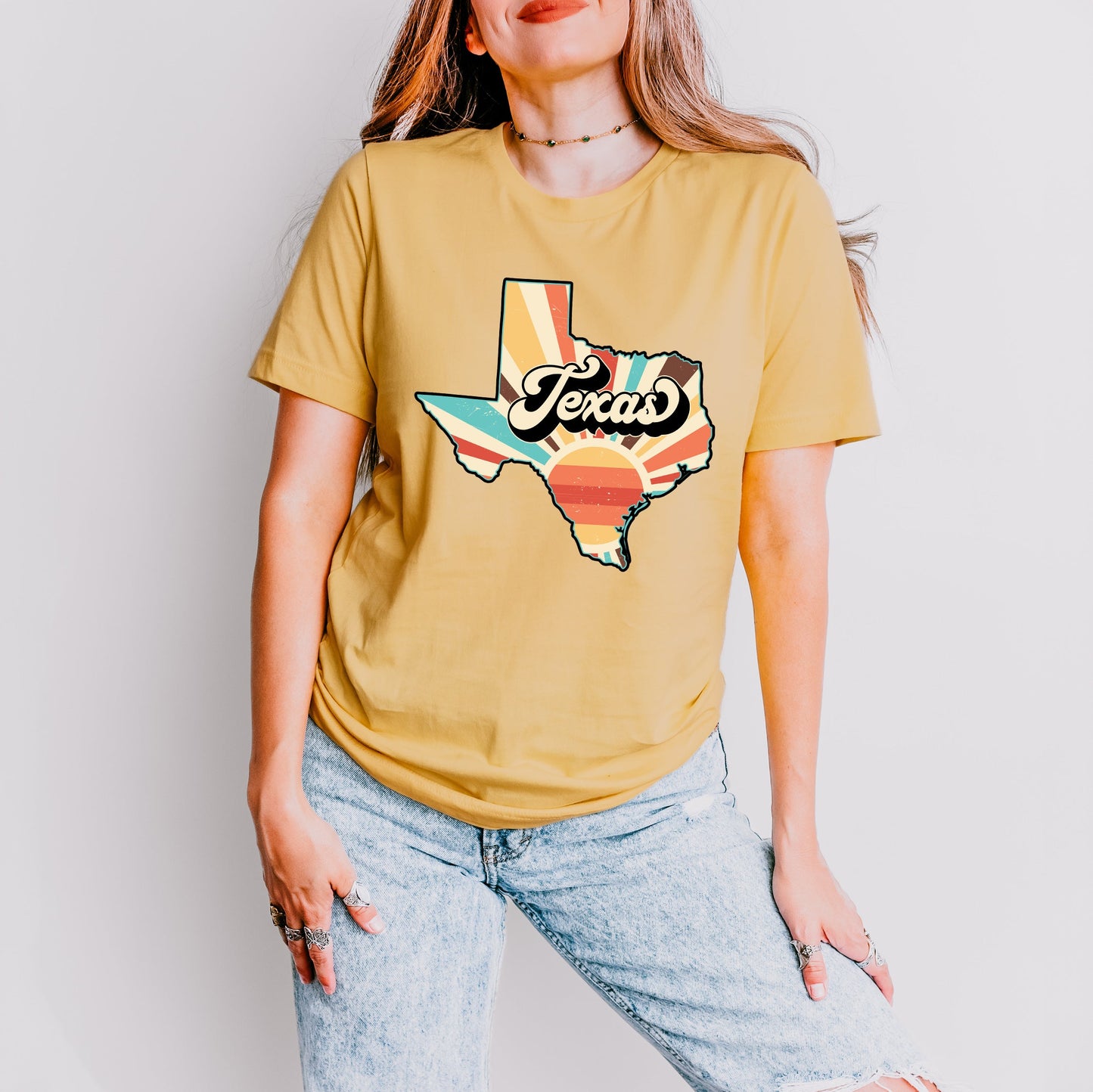 Retro Texas | Short Sleeve Crew Neck