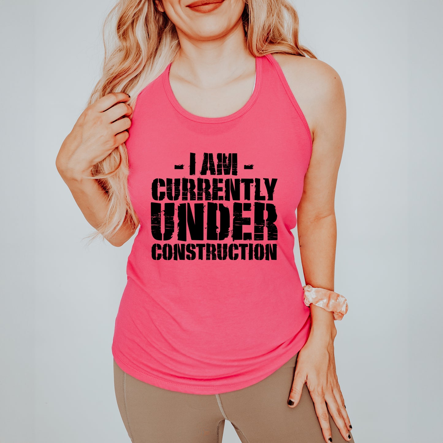 Currently Under Construction | Racerback Tank