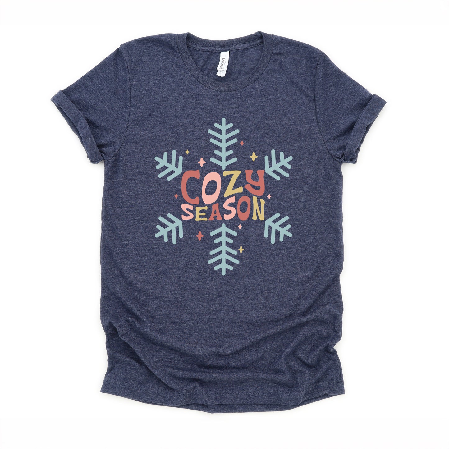 Cozy Season Colorful | Short Sleeve Graphic Tee