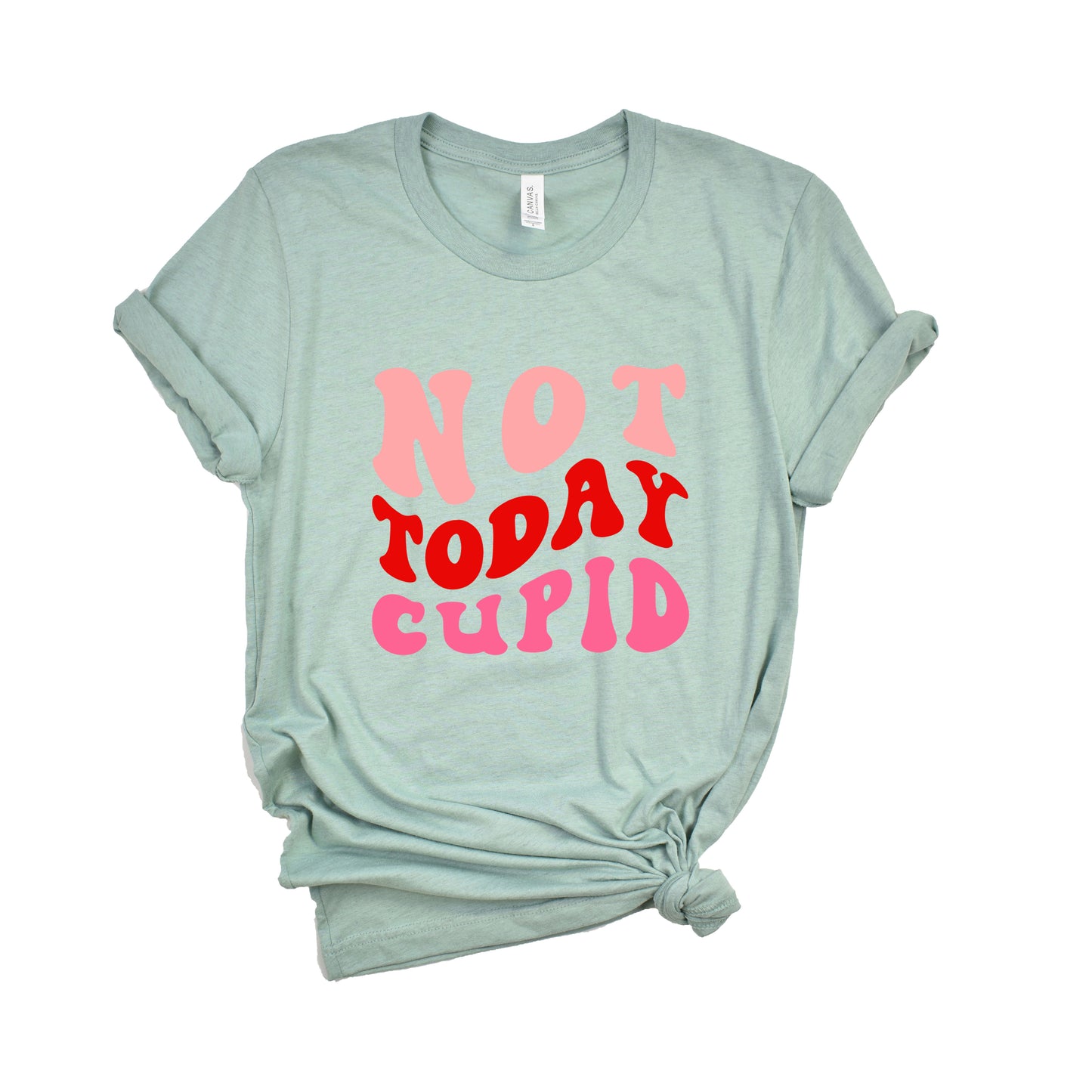 Not Today Cupid Retro | Short Sleeve Graphic Tee