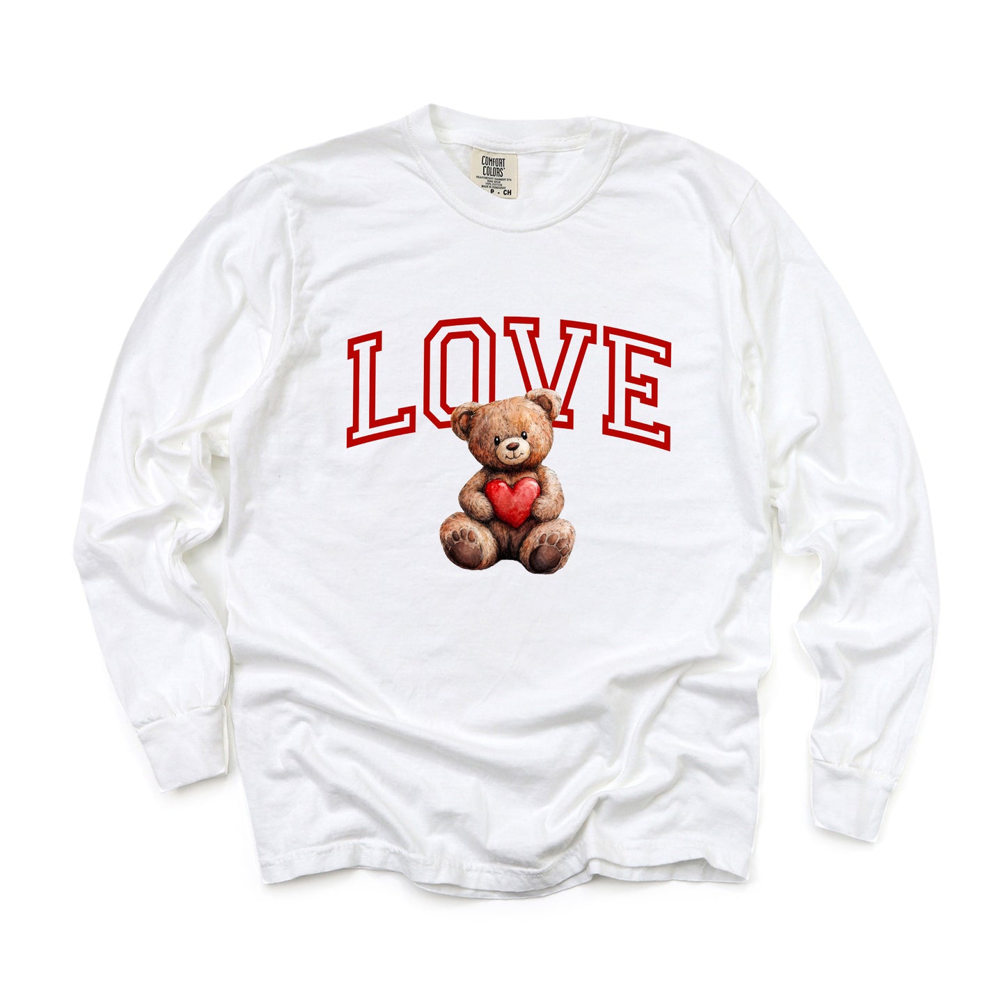 Love Bear | Garment Dyed Long Sleeve