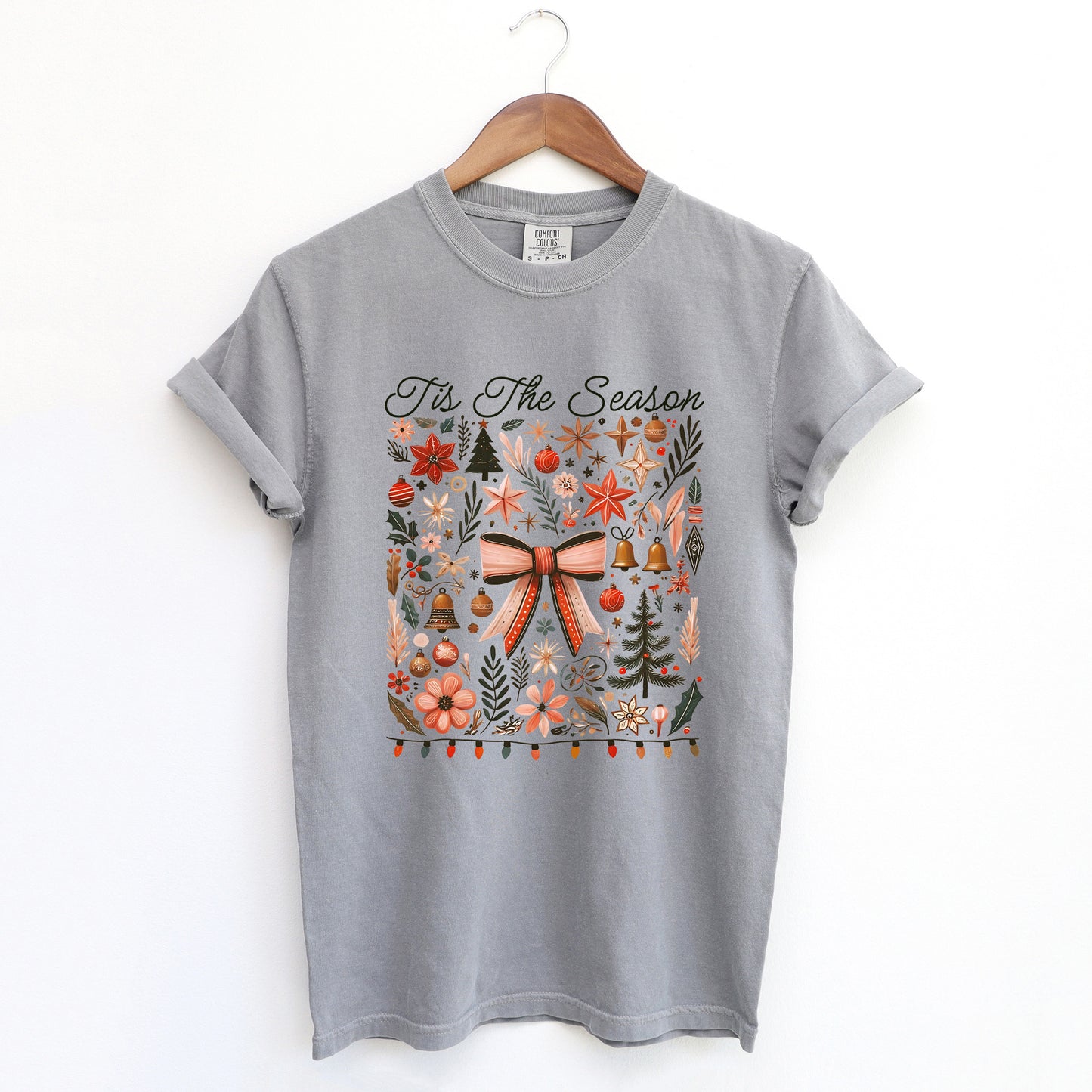 Tis The Season Coquette| Garment Dyed Tee