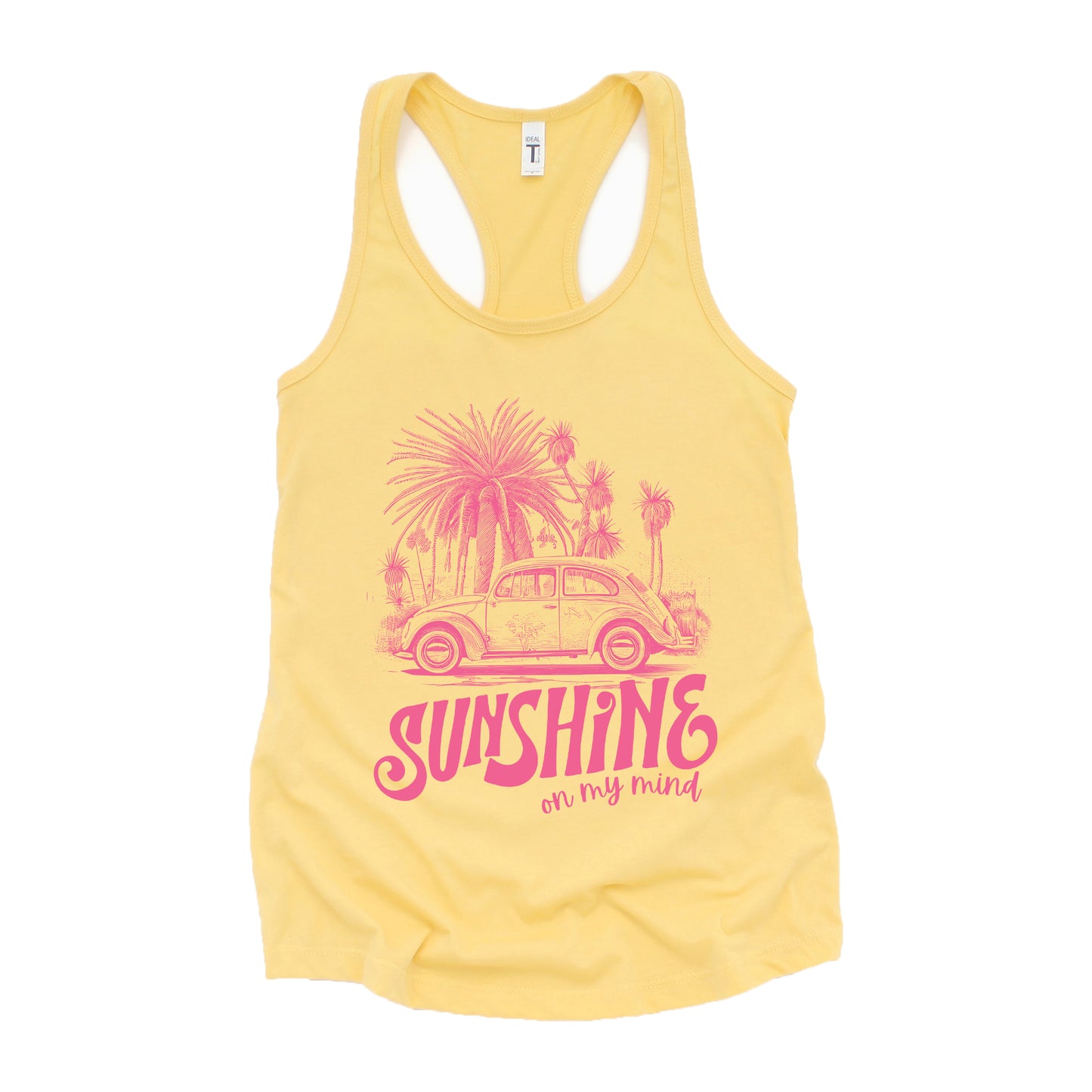 Sunshine On My Mind Car | Racerback Tank