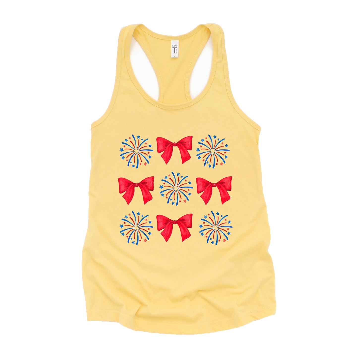 Coquette Firework Chart | Racerback Tank