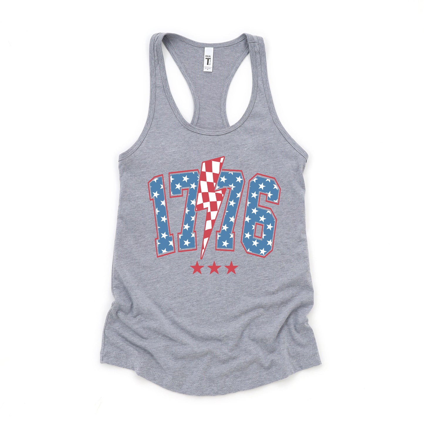 1776 Stars Lightning Bolt | Racerback Tank