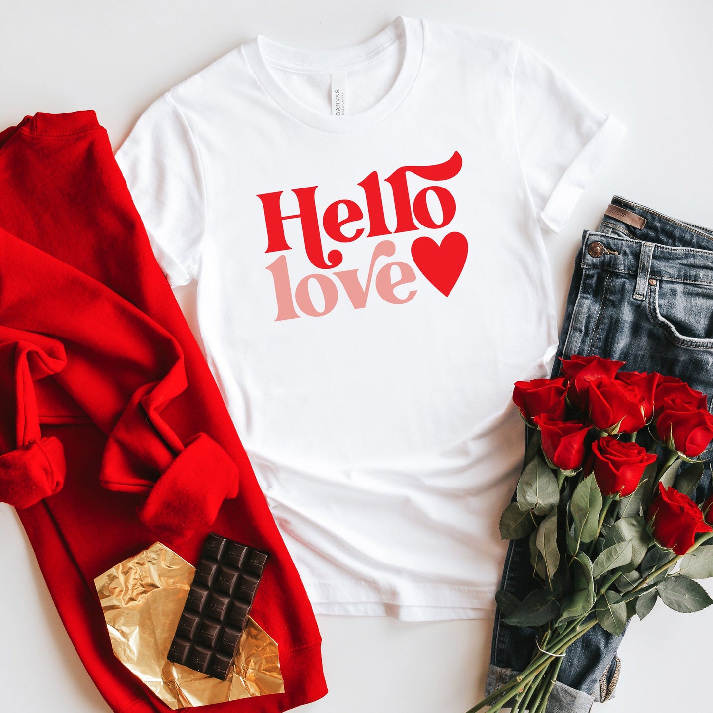 Hello Love | Short Sleeve Graphic Tee