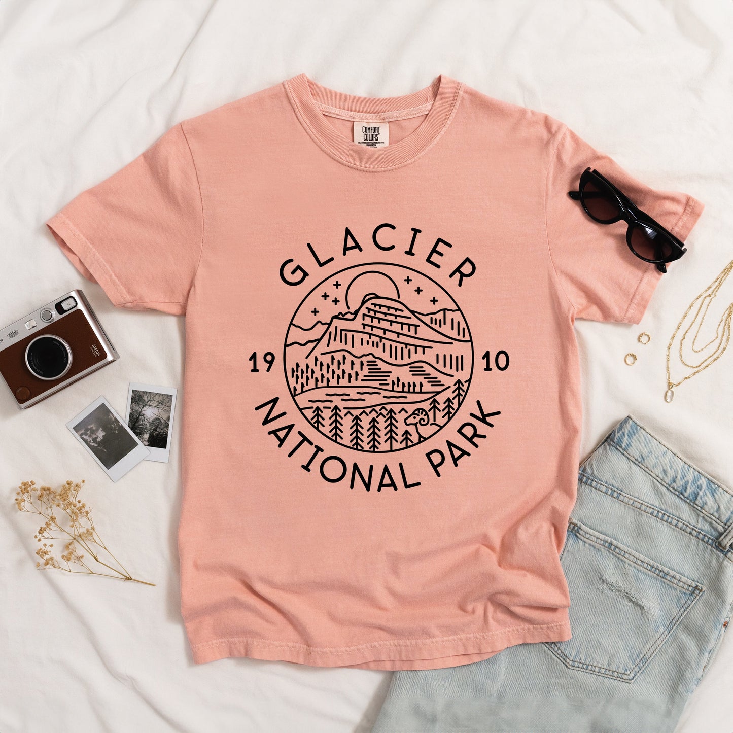 Glacier National Park | Garment Dyed Tee