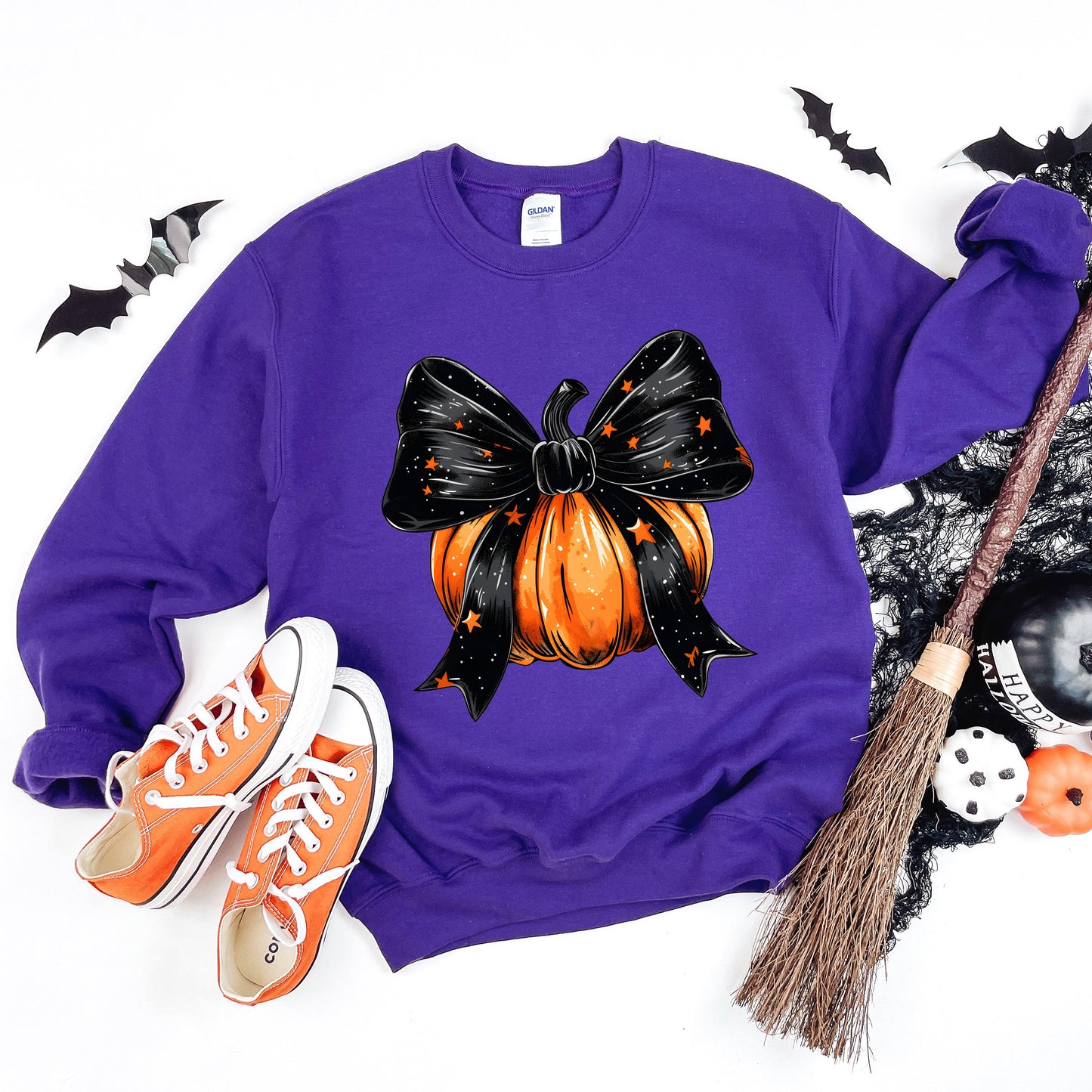 Coquette Halloween Pumpkin | Sweatshirt