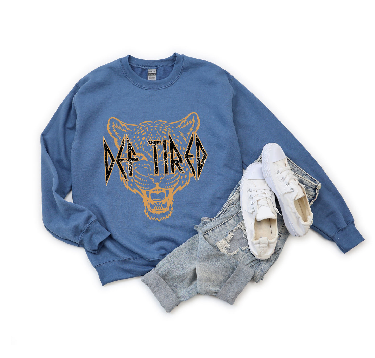 Def Tired Cheetah | Sweatshirt