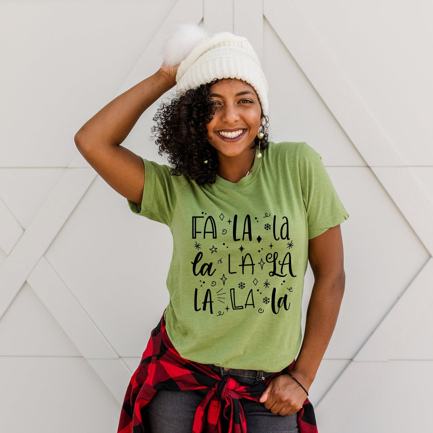 Fa La La Square | Short Sleeve Crewneck