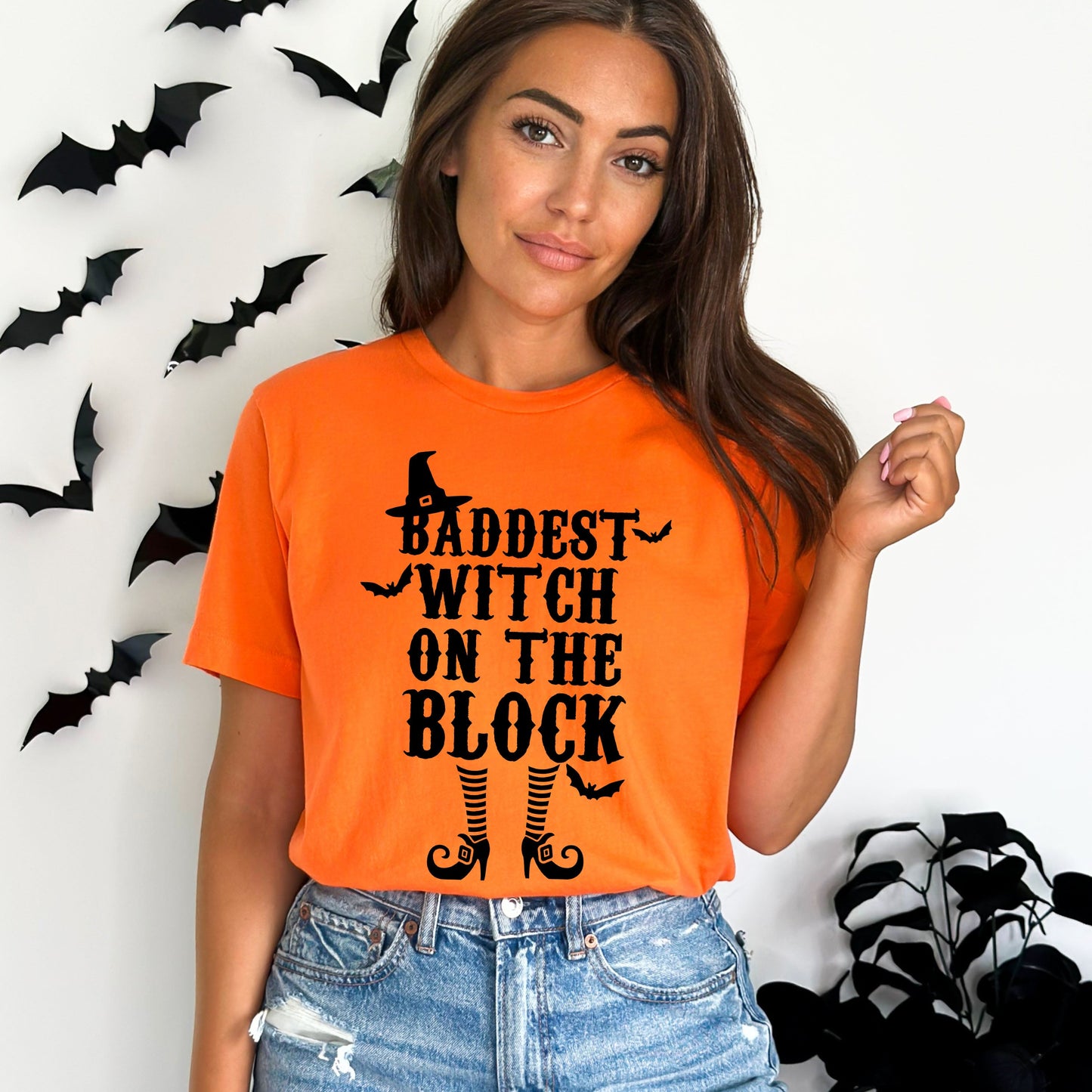 Baddest W On The Block | Short Sleeve Crew Neck
