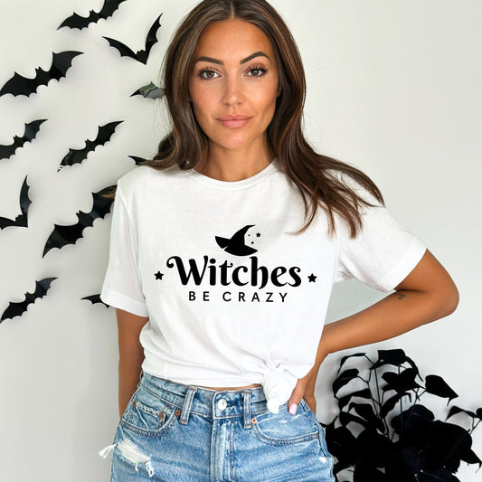 Witches Be Crazy Hat | Short Sleeve Crew Neck