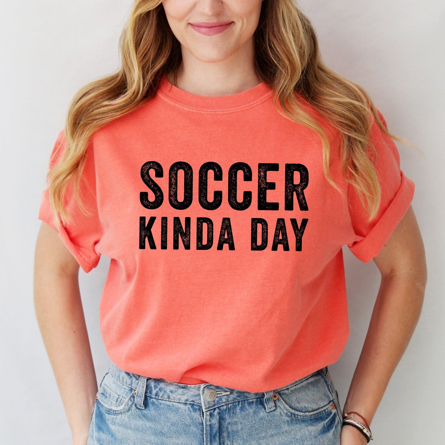 Soccer Kinda Day | Garment Dyed Short Sleeve Tee