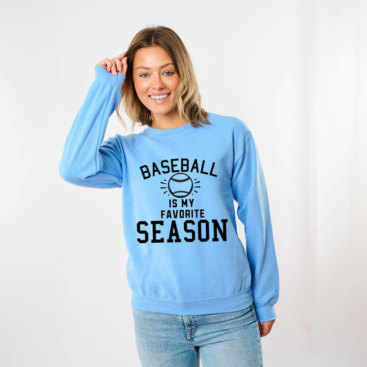 Baseball Is My Favorite With Ball | Sweatshirt
