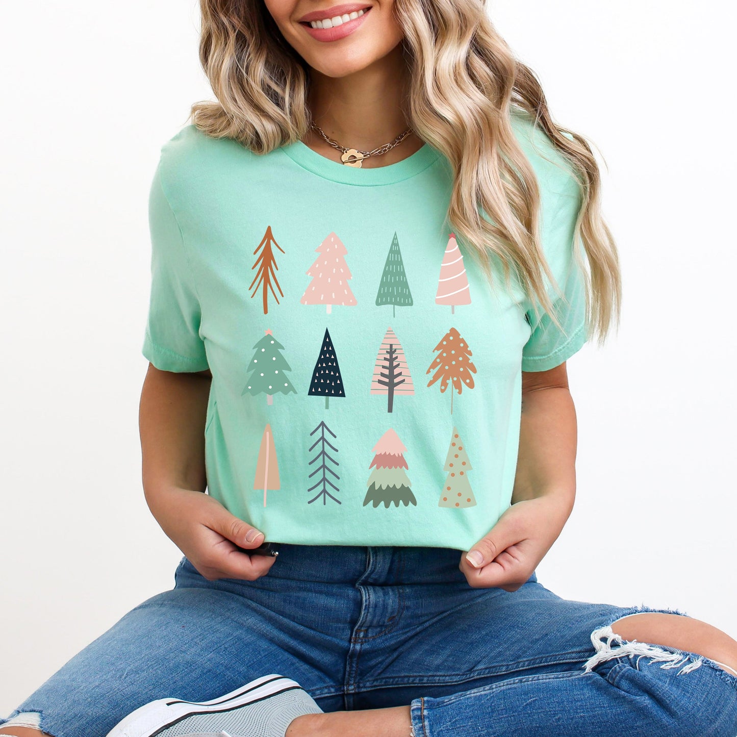 Christmas Tree Chart | Short Sleeve Crew Neck
