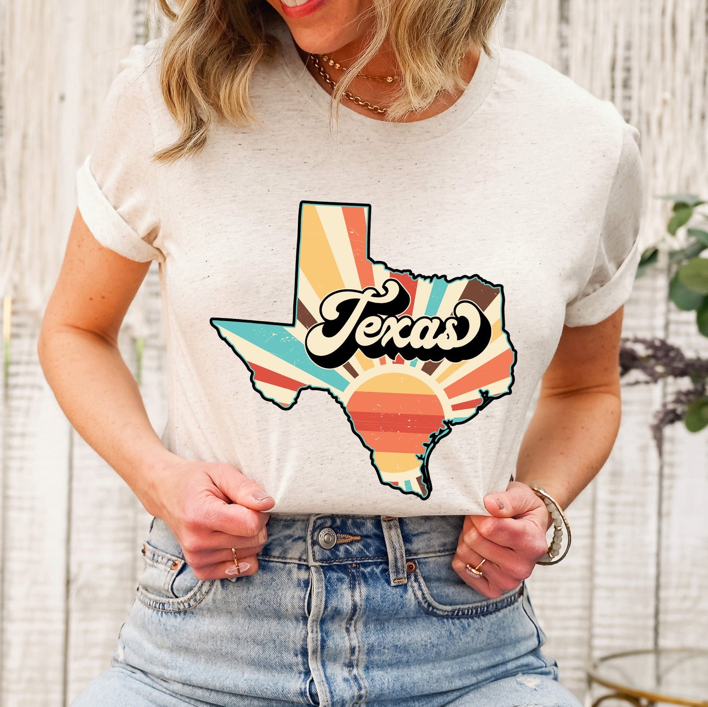 Retro Texas | Short Sleeve Crew Neck