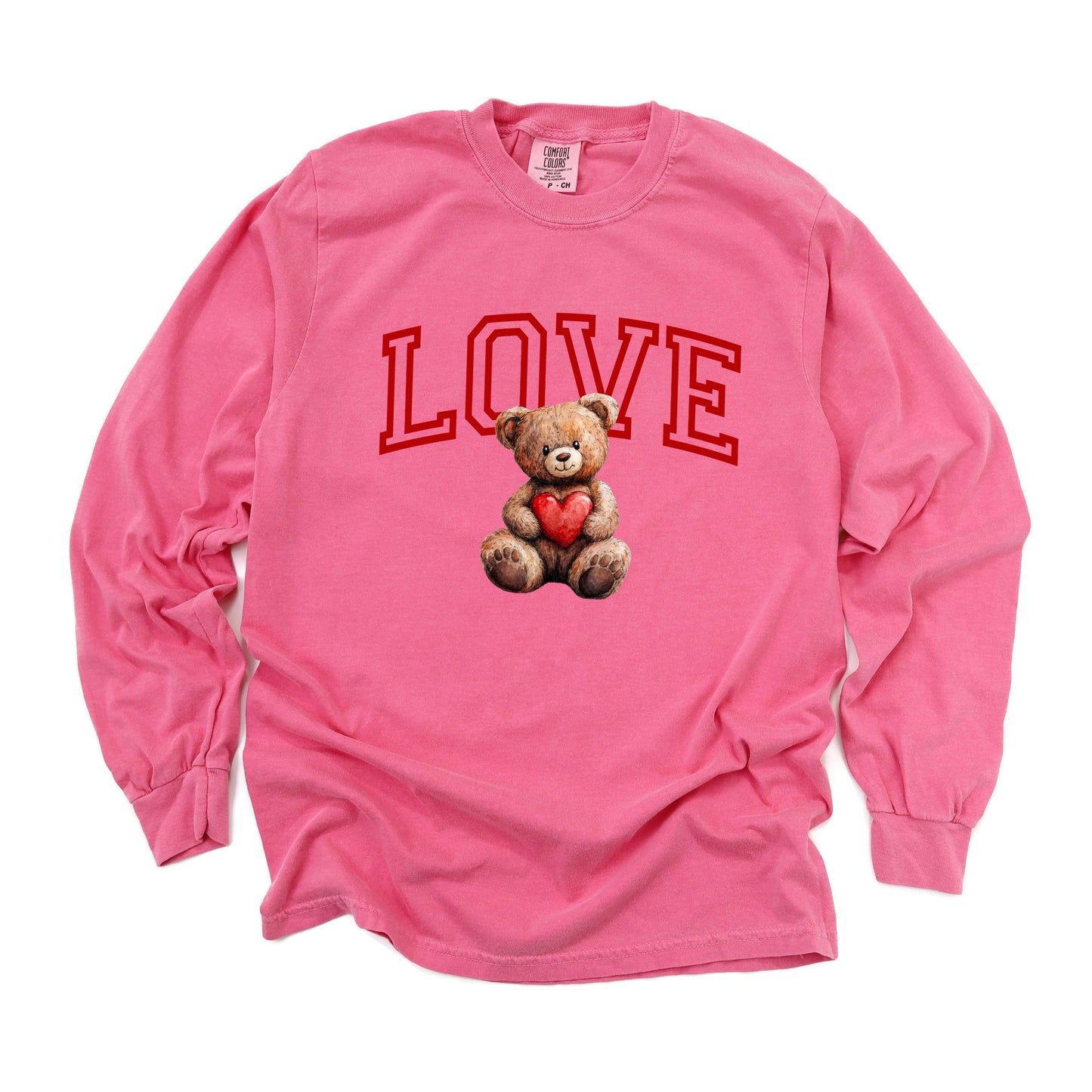 Love Bear | Garment Dyed Long Sleeve