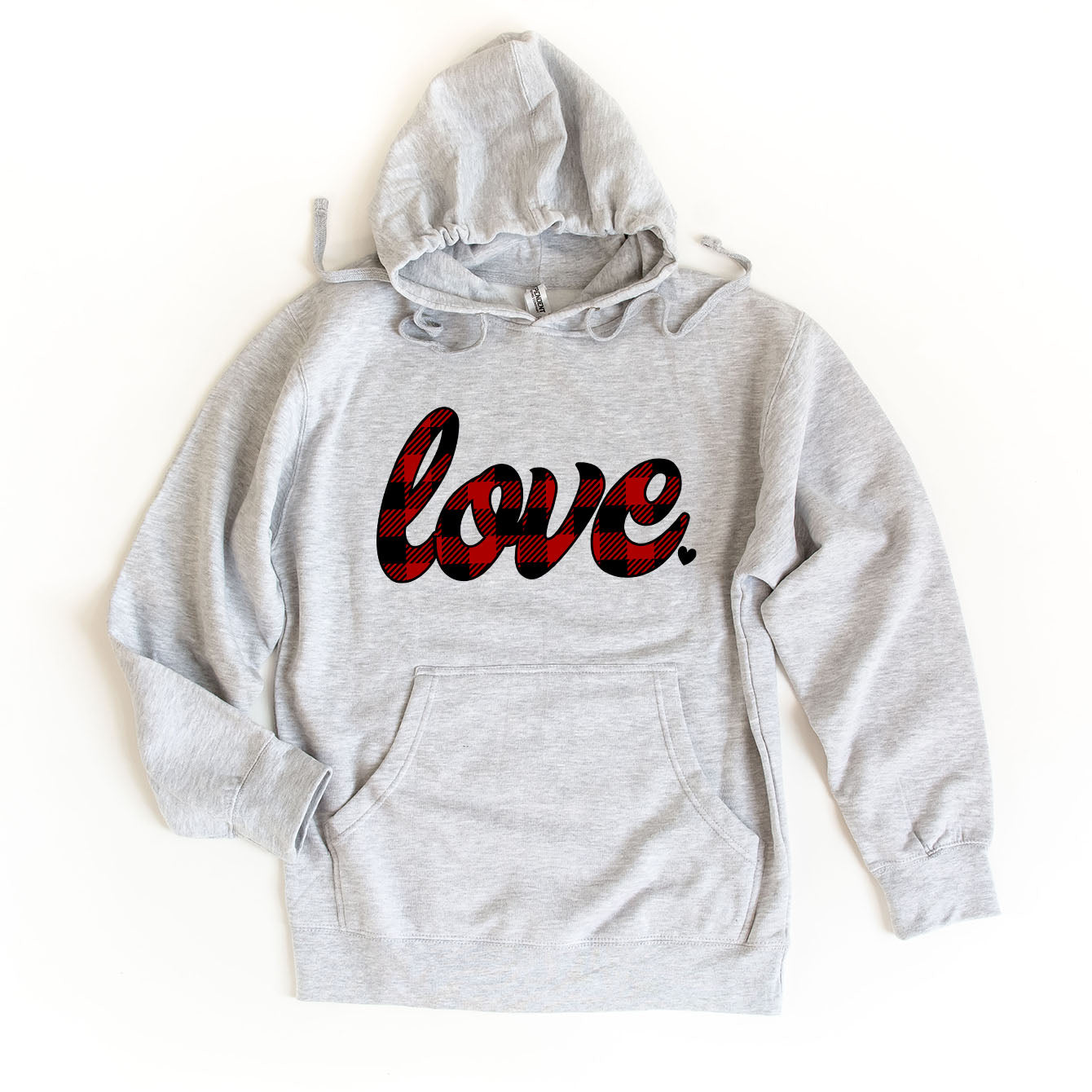 Buffalo Plaid Love | Hoodie