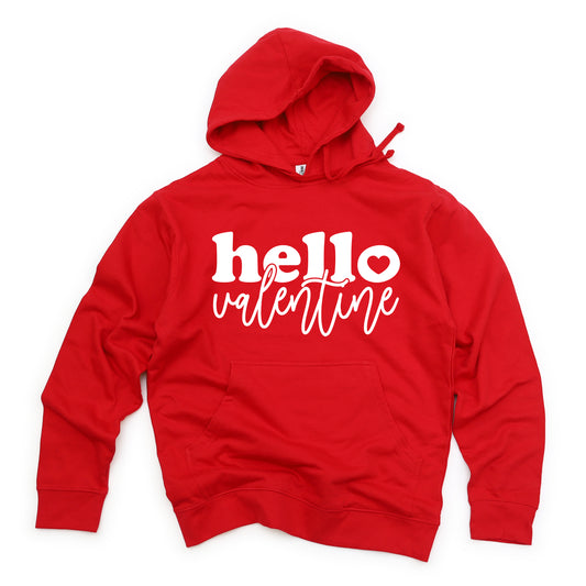 Hello Valentine Bold Script | Hoodie