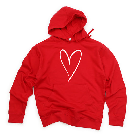 Hand Drawn Heart | Hoodie