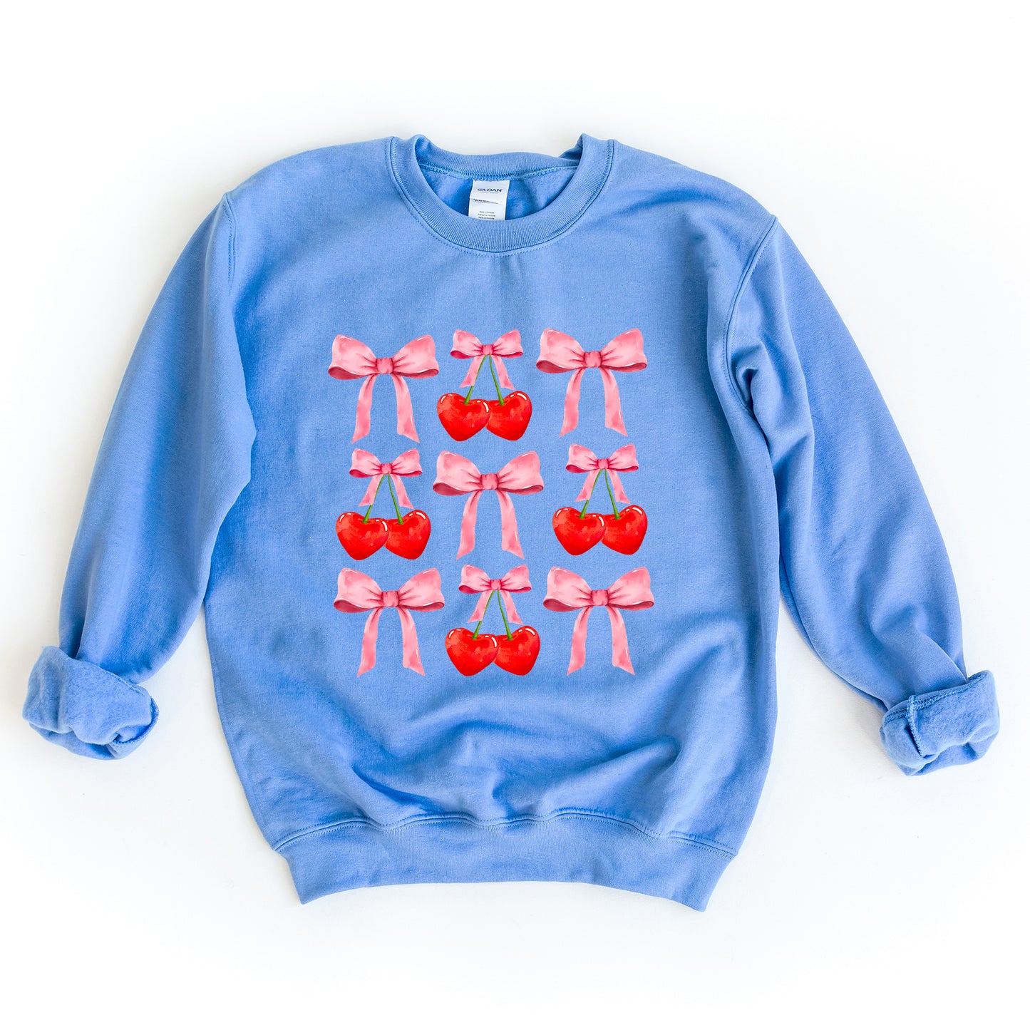 Cherry Coquette Bow Chart | Sweatshirt