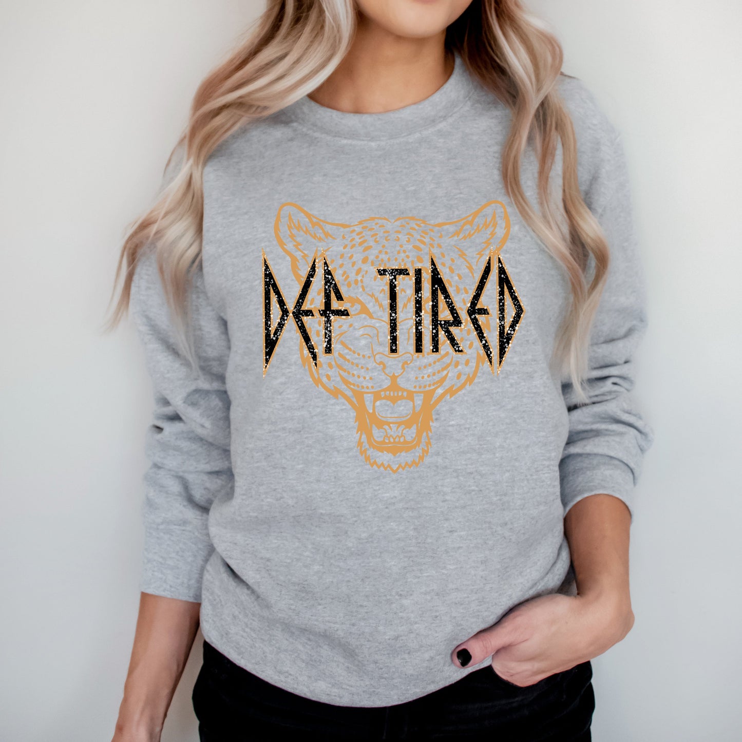 Def Tired Cheetah | Sweatshirt